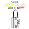 Classic Large Combi Padlock TSA