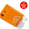 Worldwide USB-A & USB-C GaN Charger + (65W PD)