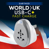 World-UK USB-C Adaptor + (25W)