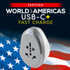 World-USA USB-C Adaptor + (25W)