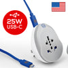 World-USA USB-C Adaptor + (25W)