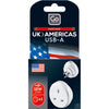 UK-USA USB-A Adaptor (2.4A)