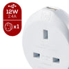 UK-AUS/China USB-A Adaptor (2.4A)