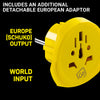 Worldwide Adaptor + Twin USB-A