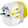Worldwide Adaptor + Twin USB-A