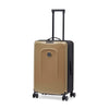 senz° foldaway check in trolley champagne brown