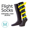 Flight Socks (M) Black