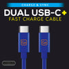 Dual USB-C Connector Cable (2M)