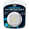 3 in 1 Retractable Connector Cable (1M)